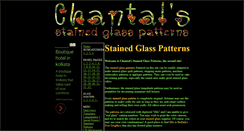 Desktop Screenshot of chantal-stainedglasspatterns.com